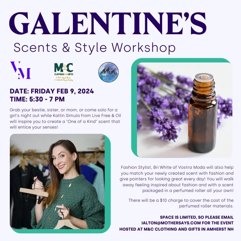 Galentines Scents and Style Workshop with Fashion Stylist, Bri White